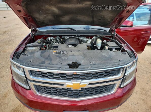 1GNSCBKC2GR426157 2016 CHEVROLET TAHOE Burgundy ძრავის განყოფილების ხედი