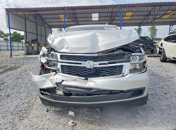 1GNSCBKC2KR409738 2019 CHEVROLET TAHOE Silver Vista frontal