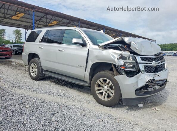 1GNSCBKC2KR409738 2019 CHEVROLET TAHOE Silver Delantero derecho