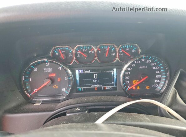 1GNSCBKC2KR409738 2019 CHEVROLET TAHOE Silver Vista del cuadro de instrumentos