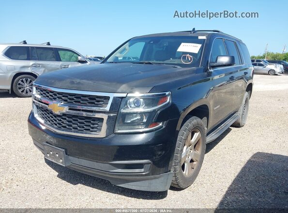 1GNSCBKC3GR161586 2016 CHEVROLET TAHOE Black Przód lewy