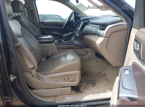 1GNSCBKC3GR161586 2016 CHEVROLET TAHOE Black Widok wnętrza z przodu