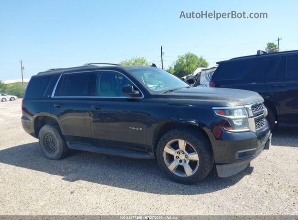 1GNSCBKC3GR161586 2016 CHEVROLET TAHOE Black Widok wnętrza z tyłu