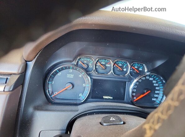 1GNSCBKC3GR295353 2016 CHEVROLET TAHOE White Instrument cluster view