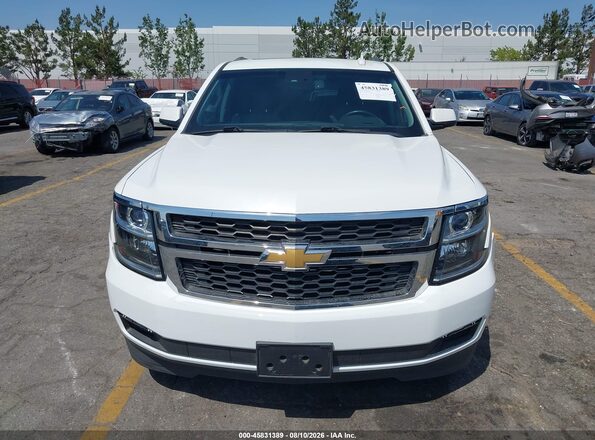 1GNSCBKC3HR248129 2017 CHEVROLET TAHOE White Widok zestawu wskaźników