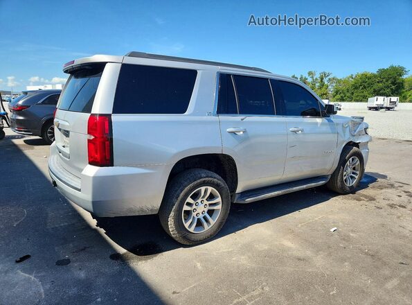 1GNSCBKC5HR142734 2017 CHEVROLET TAHOE Серебряный Задняя правая четверть