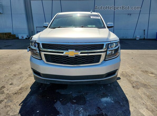 1GNSCBKC5HR142734 2017 CHEVROLET TAHOE Серебряный Вид спереди
