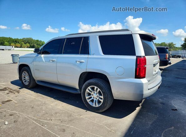 1GNSCBKC5HR142734 2017 CHEVROLET TAHOE Серебряный Задняя левая четверть