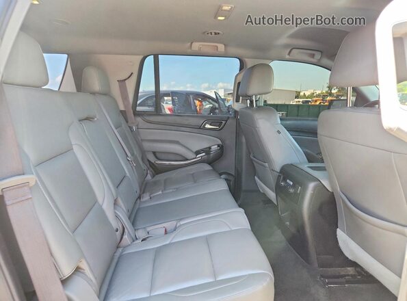 1GNSCBKC5HR142734 2017 CHEVROLET TAHOE Серебряный Вид задней части салона