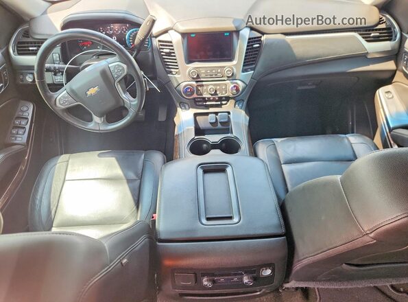 1GNSCBKC6HR347124 2017 CHEVROLET TAHOE Black Вид панелі приладів
