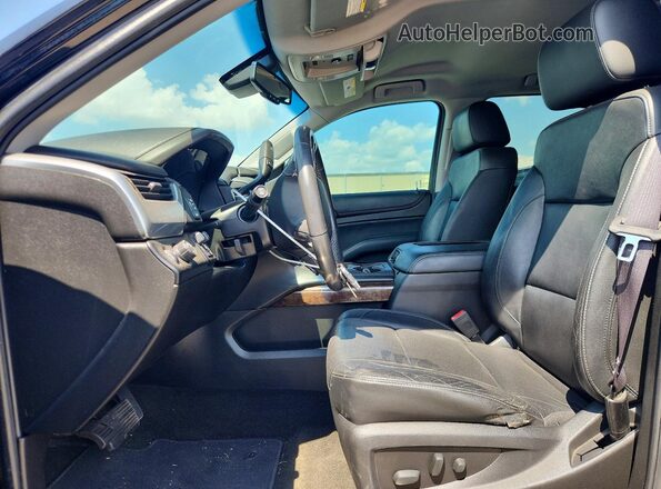 1GNSCBKC6HR347124 2017 CHEVROLET TAHOE Black Вид салону спереду