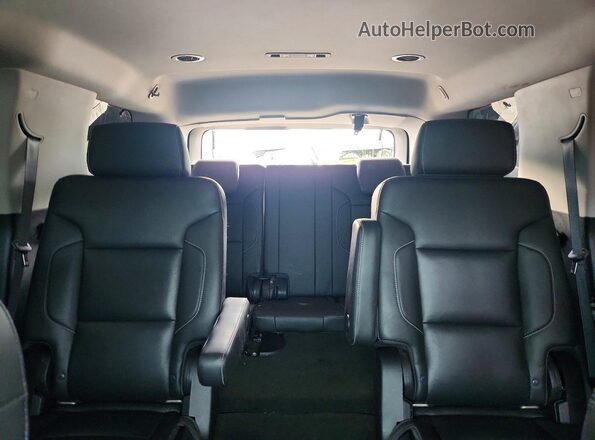 1GNSCBKC6HR406348 2017 CHEVROLET TAHOE Black Rear seats view