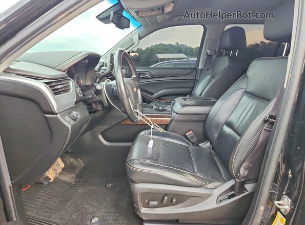 1GNSCBKC6HR406348 2017 CHEVROLET TAHOE Black Front interior view