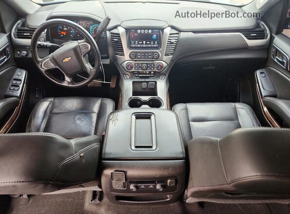 1GNSCBKC6HR406348 2017 CHEVROLET TAHOE Black Dashboard view