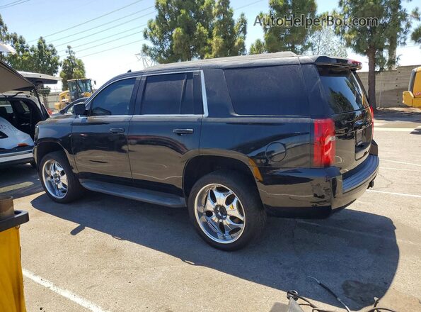 1GNSCBKC6JR119694 2018 CHEVROLET TAHOE Black Trasero izquierdo