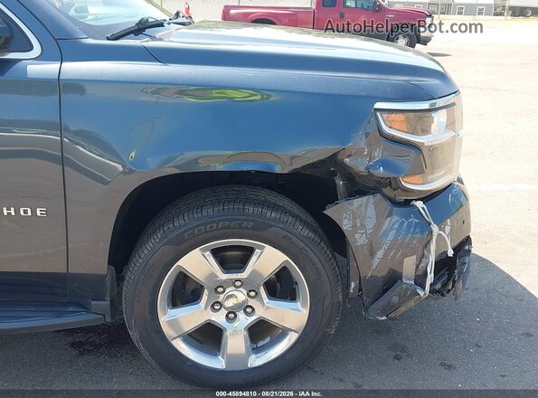 1GNSCBKC6LR240020 2020 CHEVROLET TAHOE Teal Front view