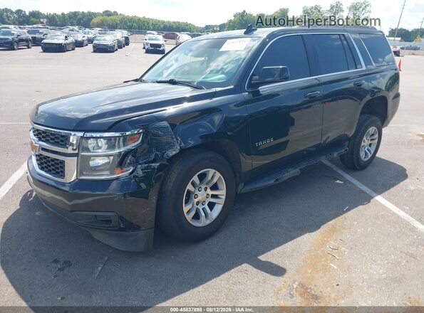1GNSCBKC6LR308056 2020 CHEVROLET TAHOE Black Առջևի ձախ երեք քառորդ տեսարան