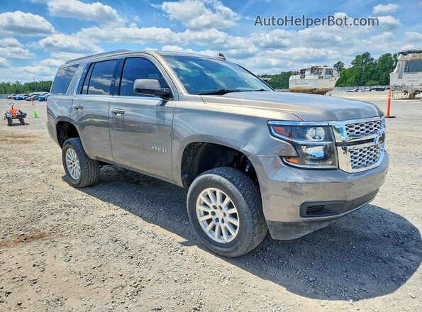 1GNSCBKC7KR163625 2019 CHEVROLET TAHOE Gray Առջևի աջ