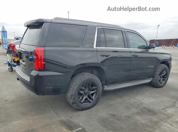 1GNSCBKC8GR335751 2016 CHEVROLET TAHOE Black Trasero derecho