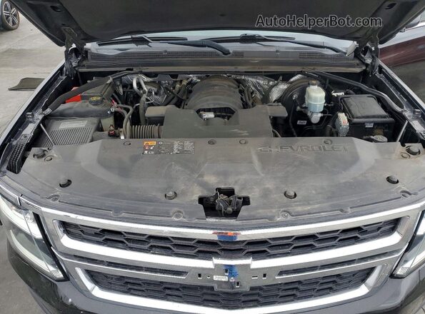 1GNSCBKC8GR335751 2016 CHEVROLET TAHOE Black Vista del compartimento del motor