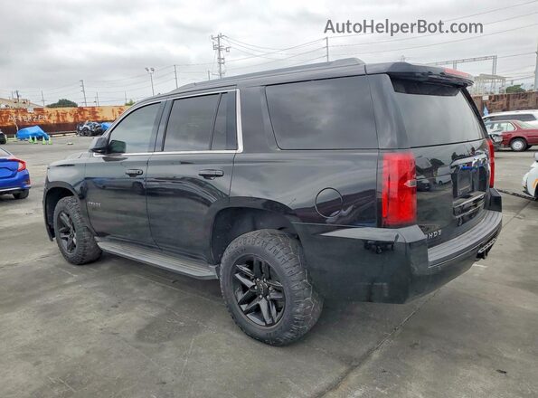 1GNSCBKC8GR335751 2016 CHEVROLET TAHOE Black Trasero izquierdo