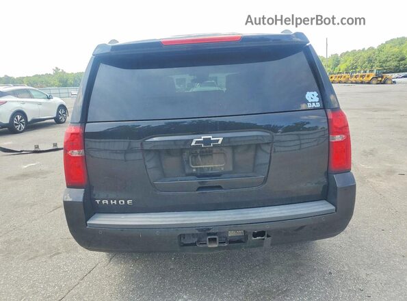 1GNSCBKC8GR400629 2016 CHEVROLET TAHOE Black Вид ззаду