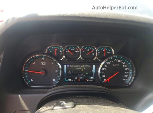 1GNSCBKC8GR400629 2016 CHEVROLET TAHOE Black Вид щитка приладів