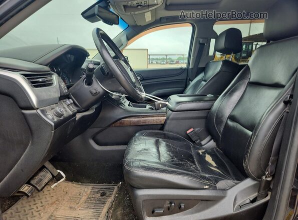 1GNSCBKC8JR148632 2018 CHEVROLET TAHOE Black Вид салону спереду