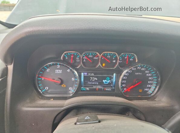 1GNSCBKC8JR148632 2018 CHEVROLET TAHOE Black Вид щитка приладів