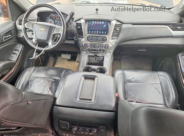 1GNSCBKC8JR148632 2018 CHEVROLET TAHOE Black Вид панелі приладів