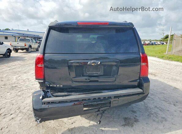 1GNSCBKC9GR389284 2016 CHEVROLET TAHOE Black Rear view