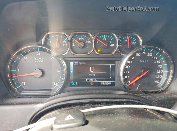 1GNSCBKC9GR389284 2016 CHEVROLET TAHOE Black Instrument cluster view