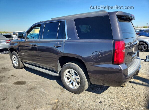 1GNSCBKCXGR215952 2016 CHEVROLET TAHOE Gray Trasero izquierdo