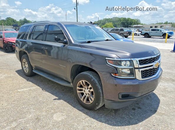 1GNSCBKCXGR248742 2016 CHEVROLET TAHOE Коричневый Передняя правая четверть