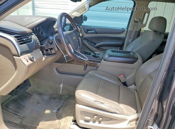 1GNSCBKCXGR248742 2016 CHEVROLET TAHOE Коричневый Вид салона спереди