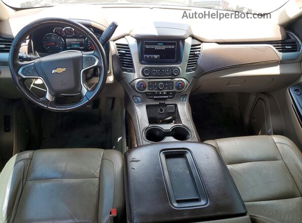 1GNSCBKCXGR248742 2016 CHEVROLET TAHOE Коричневый Вид панели приборов