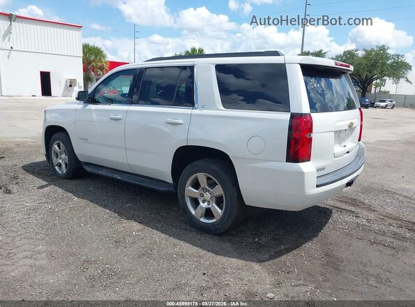1GNSCBKCXKR257868 2019 CHEVROLET TAHOE White Задня ліва чверть