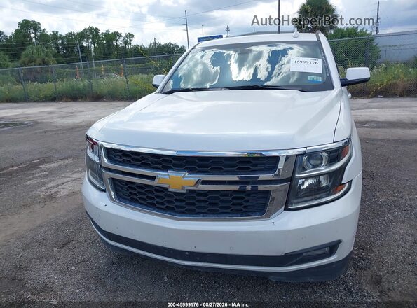 1GNSCBKCXKR257868 2019 CHEVROLET TAHOE White Вид спереду