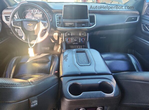 1GNSCBKD2MR217179 2021 CHEVROLET SUBURBAN Black Widok zestawu wskaźników