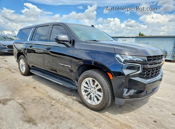 1GNSCBKD2MR217179 2021 CHEVROLET SUBURBAN Black Widok z przodu