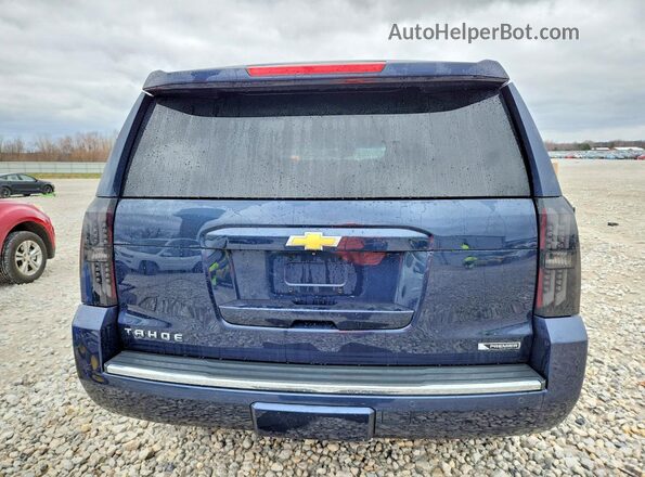 1GNSCCKC0HR219922 2017 CHEVROLET TAHOE Blue Հետևի տեսք