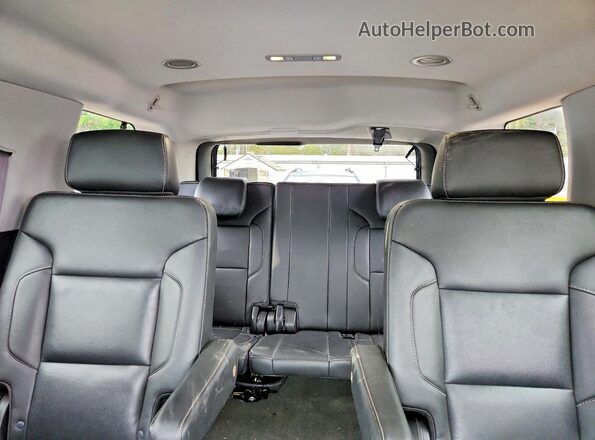 1GNSCCKC1GR406567 2016 CHEVROLET TAHOE Black Rear seats view