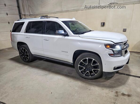 1GNSCCKC2HR162767 2017 CHEVROLET TAHOE White Widok deski rozdzielczej