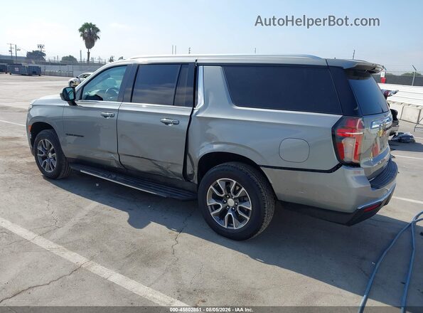 1GNSCCKD4PR140664 2023 CHEVROLET SUBURBAN Silver Trasero izquierdo
