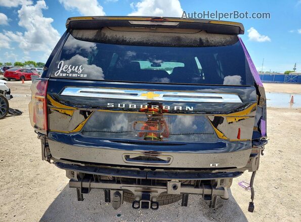 1GNSCCKD5PR506986 2023 CHEVROLET SUBURBAN Черный Вид сзади