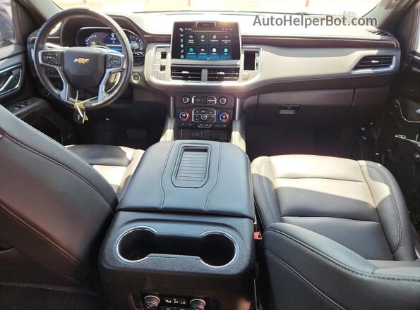 1GNSCCKD5PR506986 2023 CHEVROLET SUBURBAN Черный Вид панели приборов
