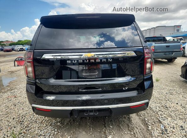 1GNSCCKD7PR244680 2023 CHEVROLET SUBURBAN Black უკანა ხედი