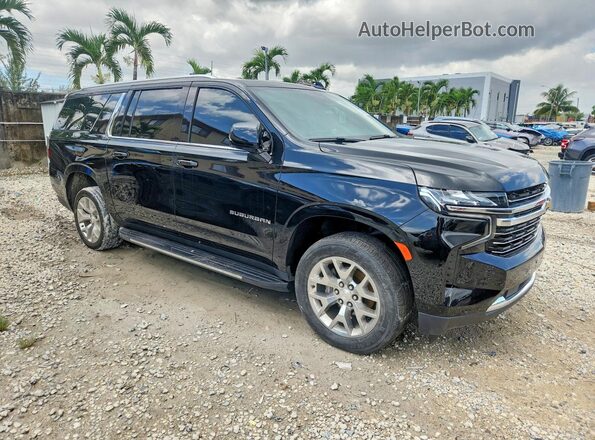 1GNSCCKD7PR244680 2023 CHEVROLET SUBURBAN Black წინა მარჯვენა