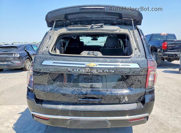 1GNSCCKD8PR378534 2023 CHEVROLET SUBURBAN Black Вид ззаду