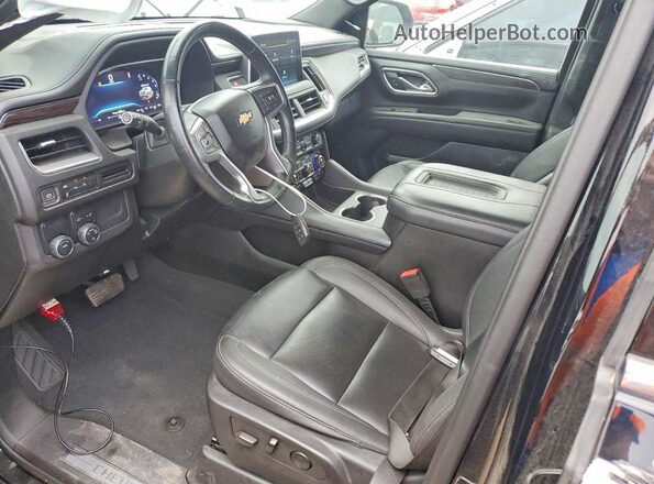 1GNSCCKD8PR378534 2023 CHEVROLET SUBURBAN Black Вид салону спереду